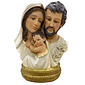 Imagem da Sagrada Família Busto de Resina 23 cm Imagem da Sagrada Família Busto de Resina 23 cm
