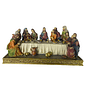 Imagem da Santa Ceia Resina Importada Colorida 26 cm