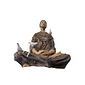 Imagem de São Francisco de Assis Meditando de Resina 20cm