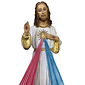 Imagem de Jesus Misericordioso de Resina 30 cm