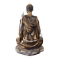 Imagem de São Francisco de Assis Meditando de Resina 20cm
