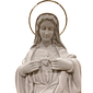 Imagem de Nossa Senhora Imaculado Coração de Maria de Mármore 35 cm