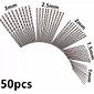 Jogo 50 Broca Aço Rapido 1 + 1,5 + 2 + 2,5 + 3mm HSS Din338