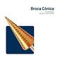 BROCA CONICA ESCALONADA  ACO RAPIDO 4 A 32MM