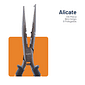 ALICATE DE PESCA BICO LONGO - 8,5POL