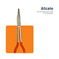 ALICATE EXTRA LONGO BICO RETO 11POL