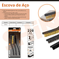 Kit de Escova de Aço Manual