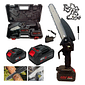 Motosserra Elétrica Portátil Sem Fio 8" + 2 Baterias 48V