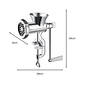 Maquina Manual de Moer Carne Moedor nº10