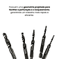 KIT DE BROCA MACHO ESPIRAL PARA ABERTURA DE ROSCA 6PCS KIT DE BROCA MACHO ESPIRAL PARA ABERTURA DE ROSCA 6PCS