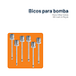 Bicos para inflar bolas kit 6 peças