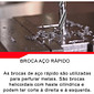 Kit 5 Broca Aço Rápido 11+ 13+ 15+ 17+ 19mm Haste Rebaixada HSS Din338 Kit 5 Broca Aço Rápido 11+ 13+ 15+ 17+ 19mm Haste Rebaixada HSS Din338
