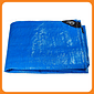 LONA PLASTICA AZUL 3MX4M 110G/M2