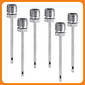 Bicos para inflar bolas kit 6 peças