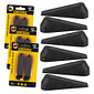 Cunhas de Porta Trava Preta Antiderrapante Borracha Alta Qualidade