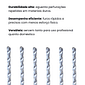 BROCAS DE VIDEA 6X100MM KIT 10PCS