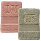 Jogo Toalha Banho Casal Vogue Rosa e Verde Moss