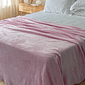 Manta Plush Queen Liso 220x240 Rosa