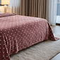 Manta Flannel Petit Poa King 240x260 Rosa