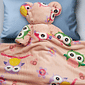 Manta Flannel Estampada Infantil Corujinha — Haus Kinder