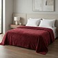 Manta Flannel Jacquard Casal 180x240 Merlot Manta Flannel Jacquard Casal 180x240 Merlot