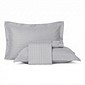 Jogo de Cama Maquinetado 3 Peças Completo Solteiro Prata — Haus Essentials Jogo de Cama Maquinetado 3 Peças Completo Solteiro Prata — Haus Essentials