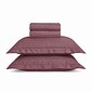 Jogo de Cama Maquinetado 4 Peças Casal Mauve — Haus Essentials Jogo de Cama Maquinetado 4 Peças Casal Mauve — Haus Essentials