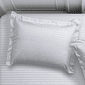 Jogo de Cama Maquinetado 4 Peças Queen Branco — Haus Essentials Jogo de Cama Maquinetado 4 Peças Queen Branco — Haus Essentials
