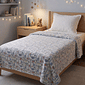 Manta Flannel Solteiro Brilha no Escuro 150x200 City Manta Flannel Solteiro Brilha no Escuro 150x200 City