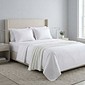 Jogo de Cama Maquinetado 2 Peças Solteiro Branco — Haus Essentials Jogo de Cama Maquinetado 2 Peças Solteiro Branco — Haus Essentials