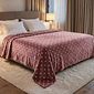 Manta Flannel Petit Poa Queen 220x240 Rosa