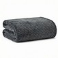 Manta Flannel Jacquard King 240x260 Steel Manta Flannel Jacquard King 240x260 Steel