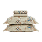 Jogo de Cama 4 peças Percal 200fios 100% Algodao Casal Estampado Auren