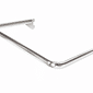 Cabideiro para Cremalheira Tubo Oblongo 16x30mm Cromado Cabideiro para Cremalheira Tubo Oblongo 16x30mm Cromado