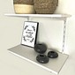 Mini Estante de Trilhos com Prateleiras MDF