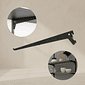 Kit 6 Trilhos Simples 200cm com 30 Suportes Simples e Parafusos e Buchas para Prateleira Kit 6 Trilhos Simples 200cm com 30 Suportes Simples e Parafusos e Buchas para Prateleira