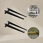 Kit 4 Trilhos Cremalheira 200cm com 20 Suportes com Aba e Parafusos e Buchas para Prateleira
