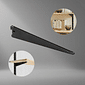 Kit 4 Trilhos Duplos 200cm com 20 Suportes Duplos e Parafusos e Buchas para Prateleira Kit 4 Trilhos Duplos 200cm com 20 Suportes Duplos e Parafusos e Buchas para Prateleira