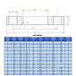 FLANGE ACO CARBONO SOLTO LISO (LAP JOINT) ANSI 150 LBS FLANGE ACO CARBONO SOLTO LISO (LAP JOINT) ANSI 150 LBS