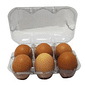 Ovos Orgânicos com 6 unidades
