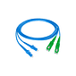 CORDAO OPTICO DUPLEX SINGLE MODE G657A (2,5 LC UPC/SC APC 2MM AZUL) (RI)