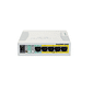 MIKROTIK CLOUD SMART SWITCH-RB260GSP-CSS106-1G-4P-1S-1PGIGA+4P POE18/30V+1SFP L2