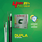 CABO COAXIAL RF4MM PRO 85% DUPLA BLINDAGEM NU PT CX 100M 2X26AWG