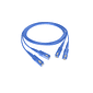 CDS CORDAO OPTICO DUPLEX SINGLE MODE G652-D (20,00 LC UPC/LC UPC 3MM AZUL)