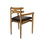 Cadeira HW com Braçode Madeira Maciça Tauari