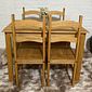 Conjunto Mesa Com 4 Cadeiras Madeira Maciça Conjunto Mesa Com 4 Cadeiras Madeira Maciça