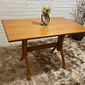 Mesa X de Madeira Maciça 120x80 Mel