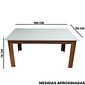 Mesa de Jantar 6 Lugares em Madeira 160x90 TM22 WJ