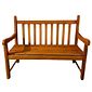 Banco de Jardim Namoradeira de Madeira 2 Lugares Com Verniz Banco de Jardim Namoradeira de Madeira 2 Lugares Com Verniz