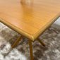 Mesa X de Madeira Maciça 80x80 Mel
